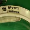 Люк Samsung WF0400S в сборе для стиральной машины