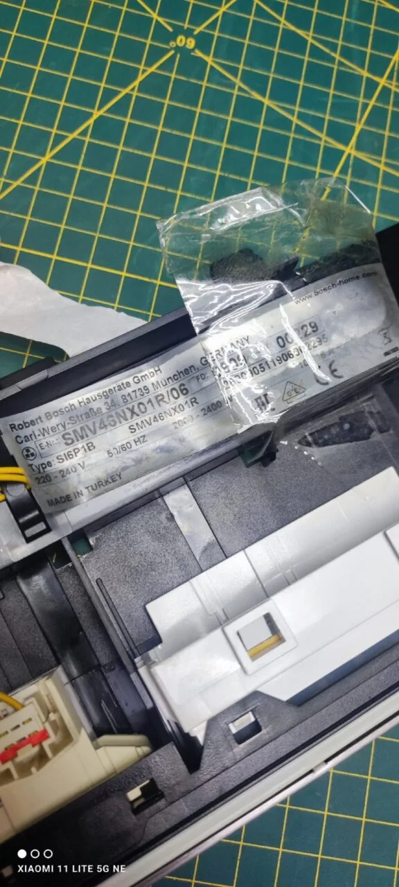 Панель управления Bosch SMV46NX01R/016 для посудомоечной машины