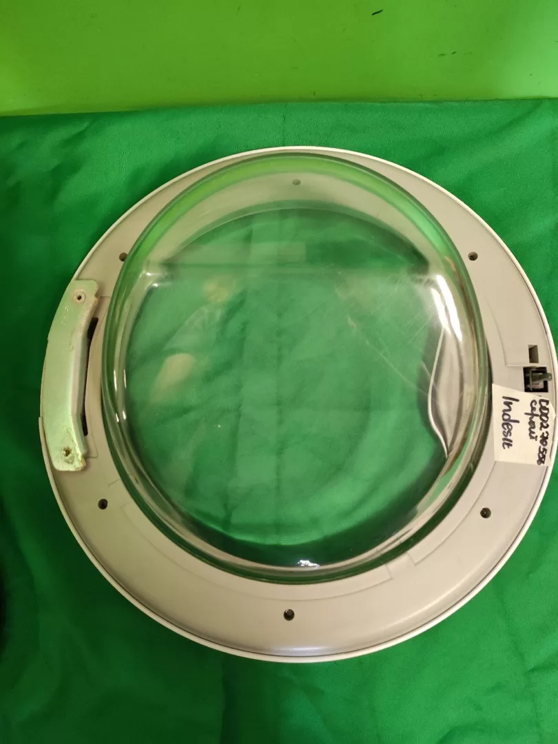 Люк в сборе Indesit C00270556  Сер обрамление глуб