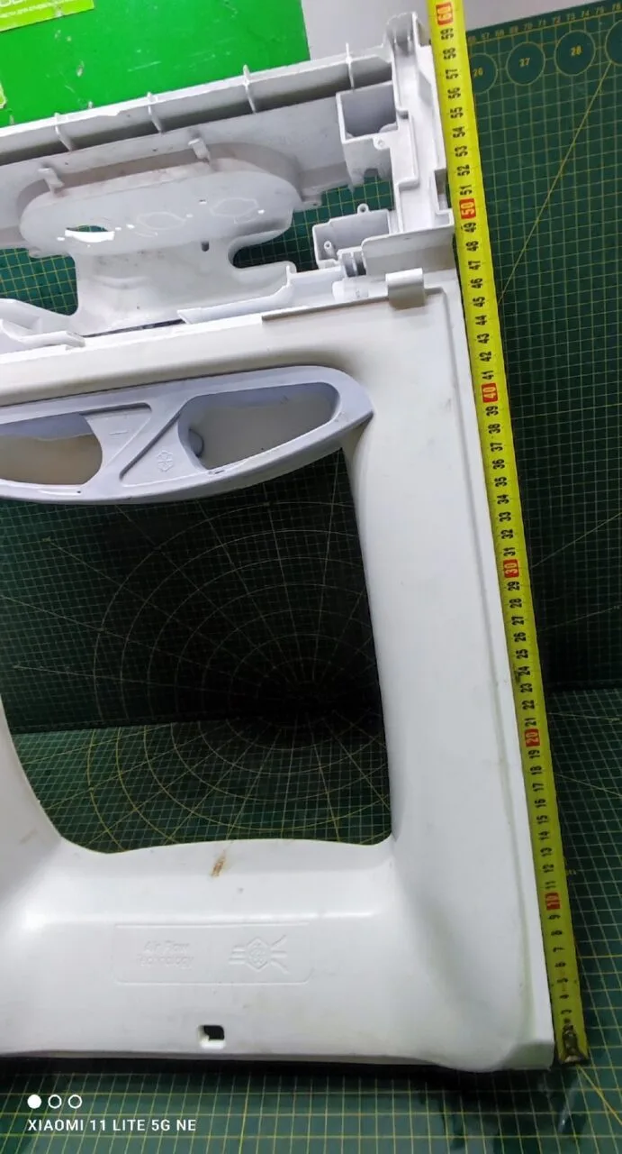 Обрамление люка Zanussi A13635803/804 для стиральной машины с вертикальной загрузкой