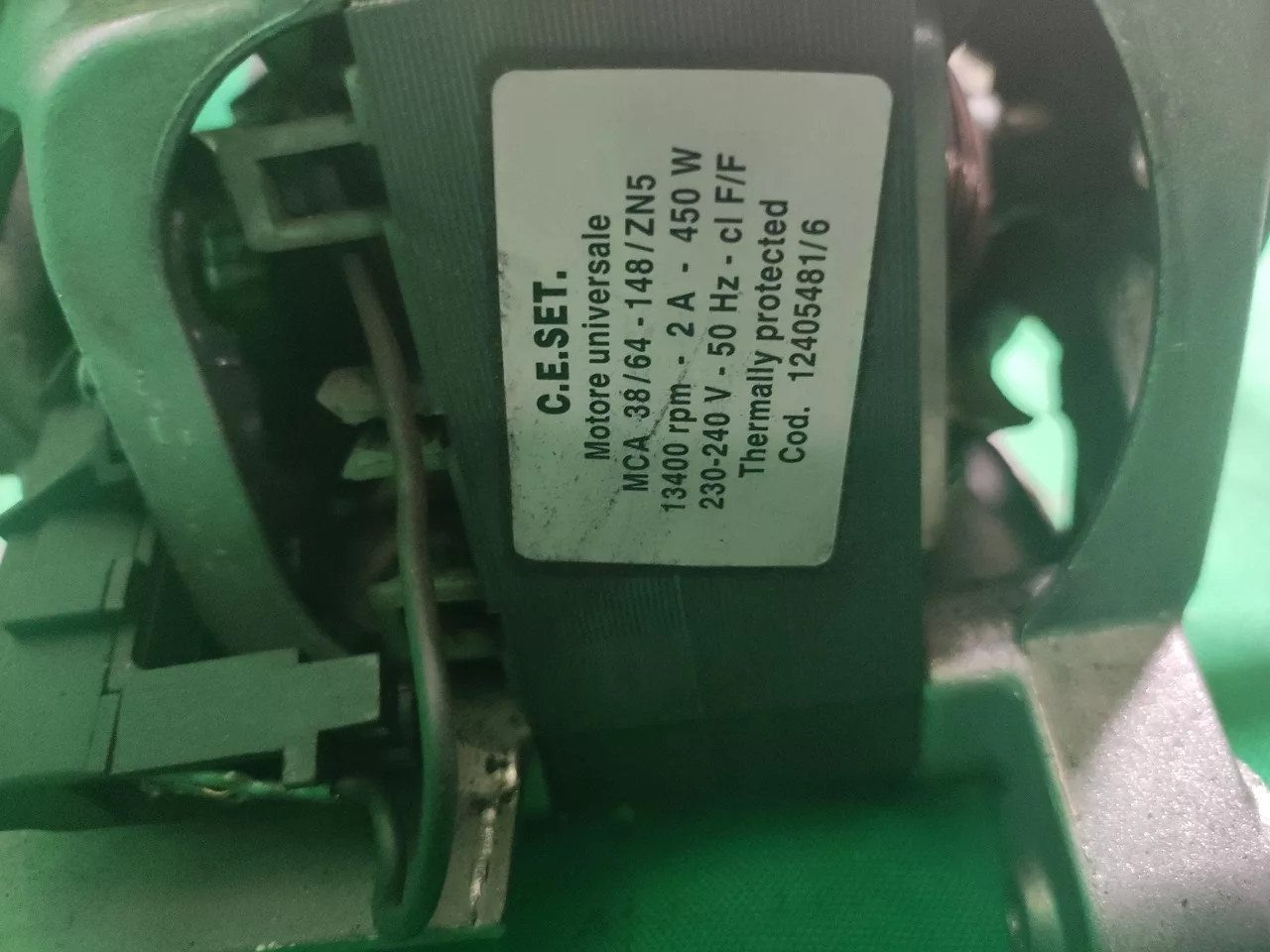 Двигатель Electrolux Ceset 12405481/6(/7) - 8 контактов