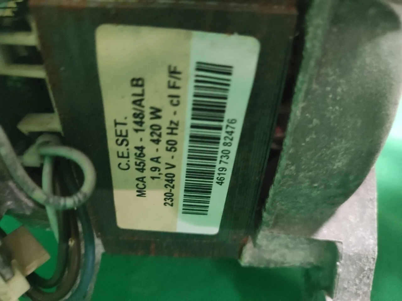 Двигатель Whirlpool Ceset MCA 38/64-148/ALB - 6 контактов