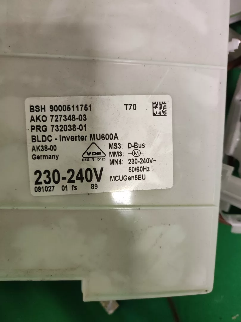 Модуль управления Bosch Loggixx8 EPW66022 для стиральной машины