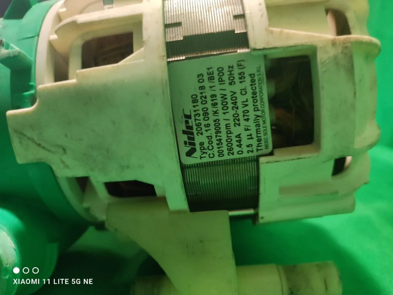 Рециркуляционный насос Smeg 206731180 Nidec