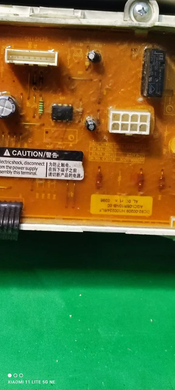 Модуль Samsung WF8590NGC без проводки с дефектом