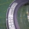 Люк Haier H7620806 серебро с дефектом (потертости обрамления)