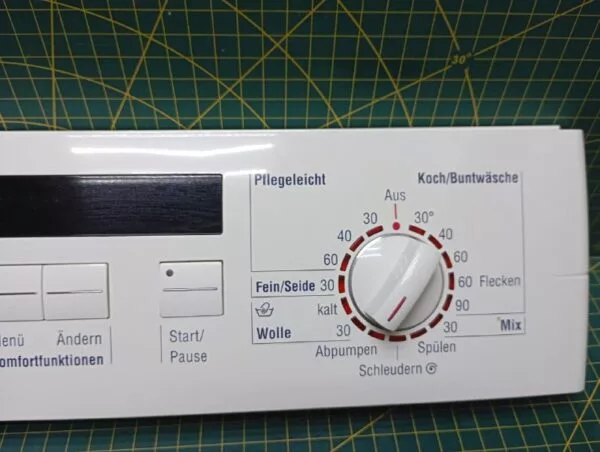 Элементы управления Bosch WFR3240 (кнопки)