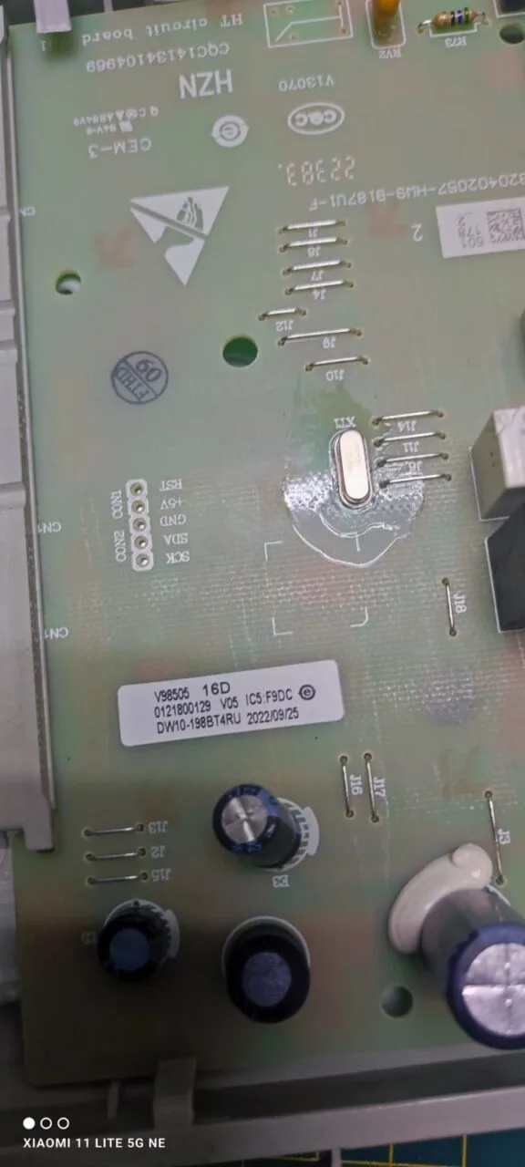 Панель управления с модулем Haier HDWE10-292RU