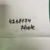 Крышка люка Miele 4218174 стиральной машины с вертикальной загрузкой