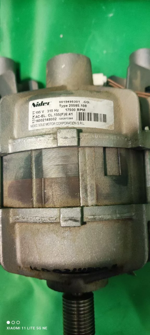 Двигатель Indesit Nidec 160021480.02 -5контактов инвертор