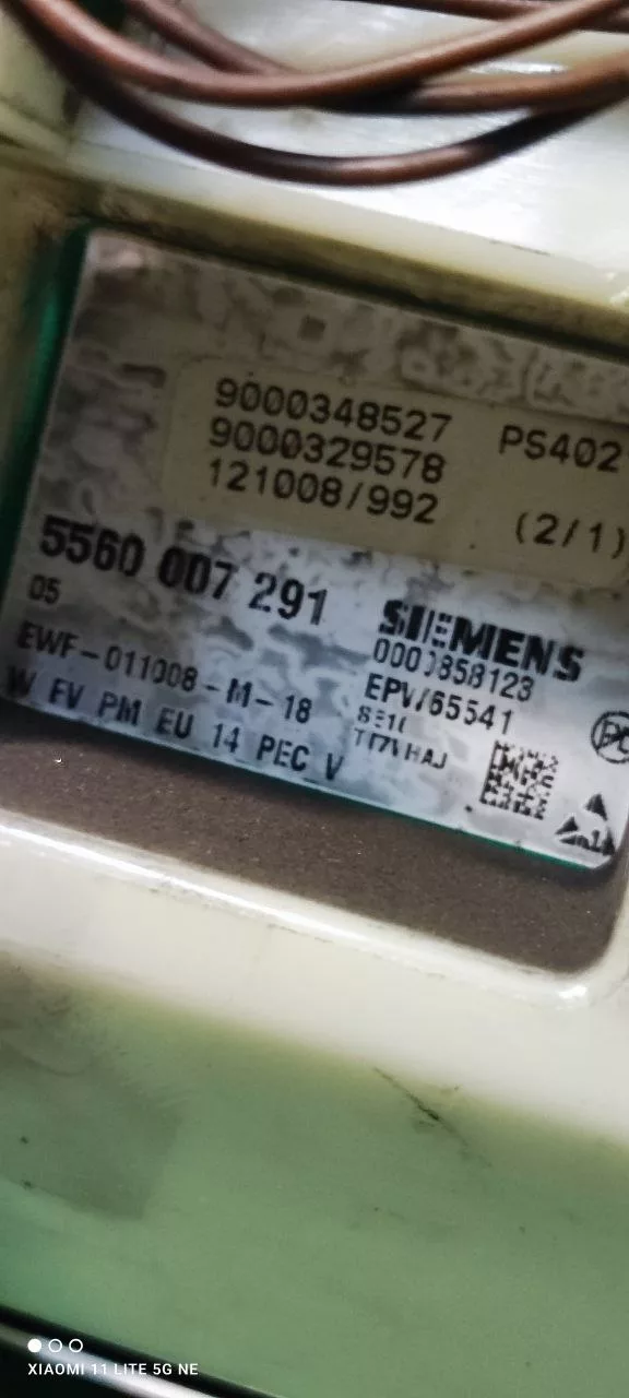 Модуль Bosch WLX 24461OE/18 с дефектом