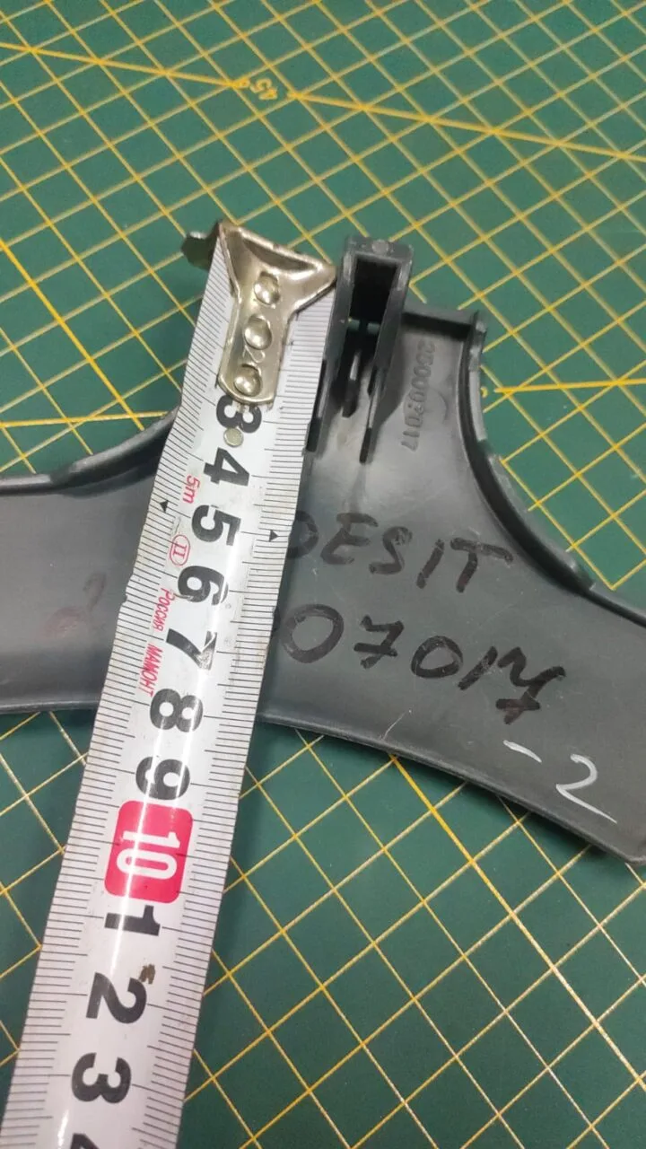 Ручка люка Indesit, Ariston 250007017-2 сер