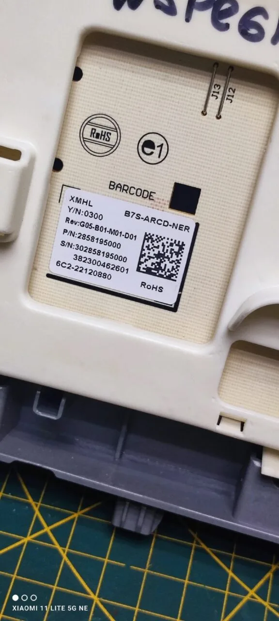 Модуль Beko WSPE6H616S без проводки