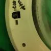 Люк в сборе Indesit C00480533 46см с серой ручкой среднее 6,5см
