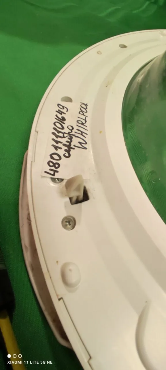 Люк Whirlpool 480111101649 серебро
