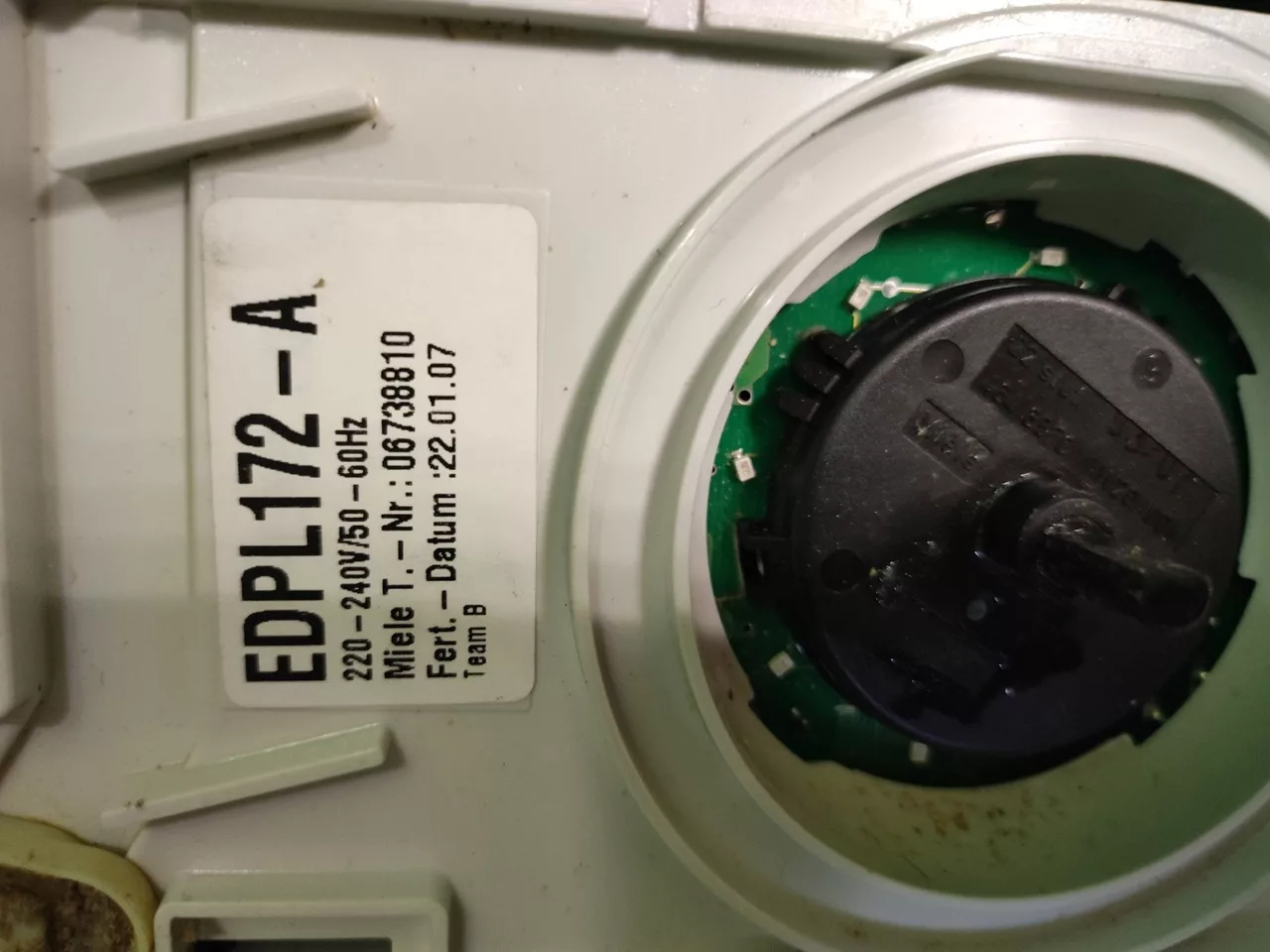 Модуль управления Miele W254 для стиральной машины