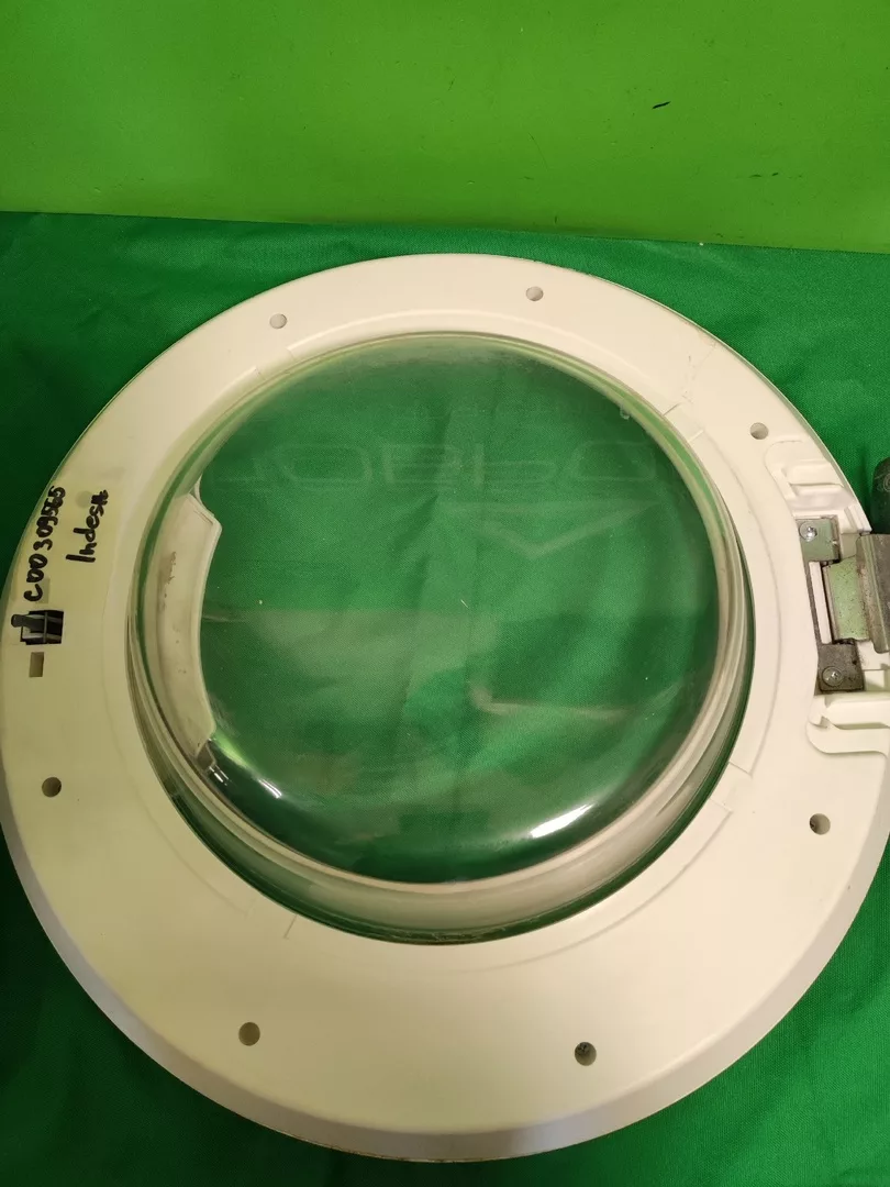 Люк в сборе Indesit C00480533 белый 46см среднее 8,5см