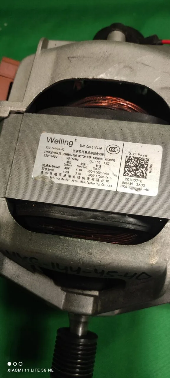 Двигатель Hansa Welling HXG-144-45-40 -9 контактов