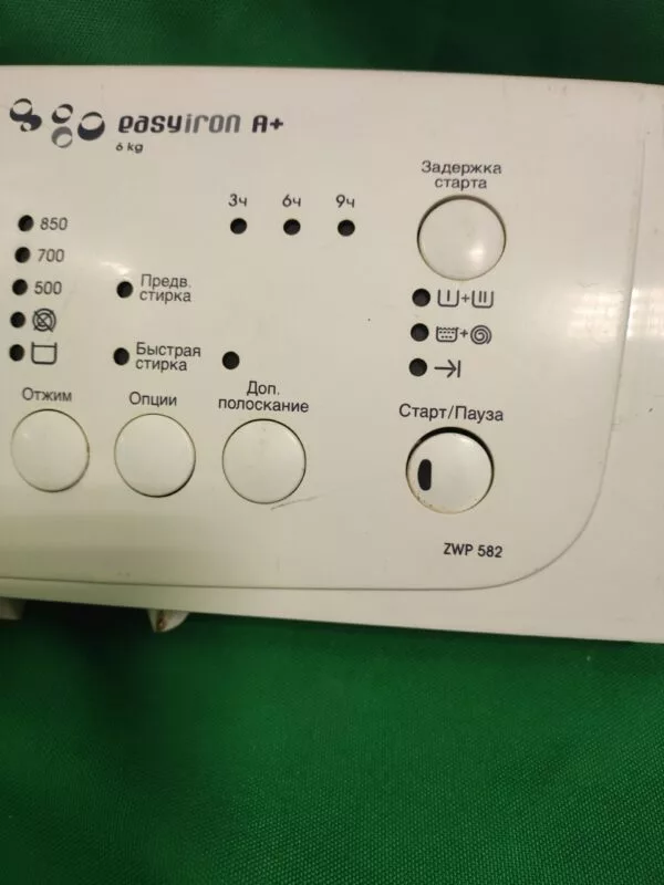 ЭЛЕМЕНТЫ УПРАВЛЕНИЯ Zanussi ZWP582 (ТОЛЬКО ПЛАСТИК) ДЛЯ ВЕРТИКАЛЬНОЙ СТИРАЛЬНОЙ МАШИНЫ