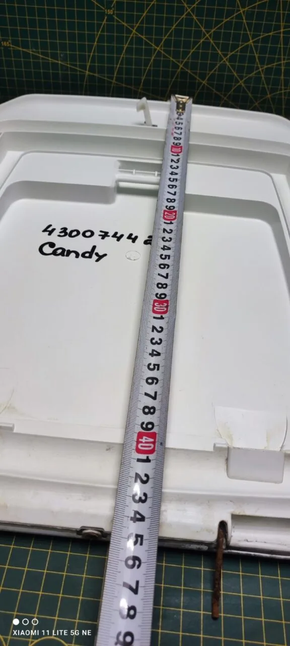 Крышка люка	Candy 43007442 для стиральной машины с вертикальной загрузкой