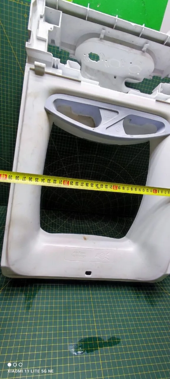 Обрамление люка Zanussi A13635803/804 для стиральной машины с вертикальной загрузкой