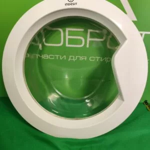 Люк в сборе Indesit C00270556 белый глубокое стекло Люк в сборе Indesit C00270556 белый глубокое стекло