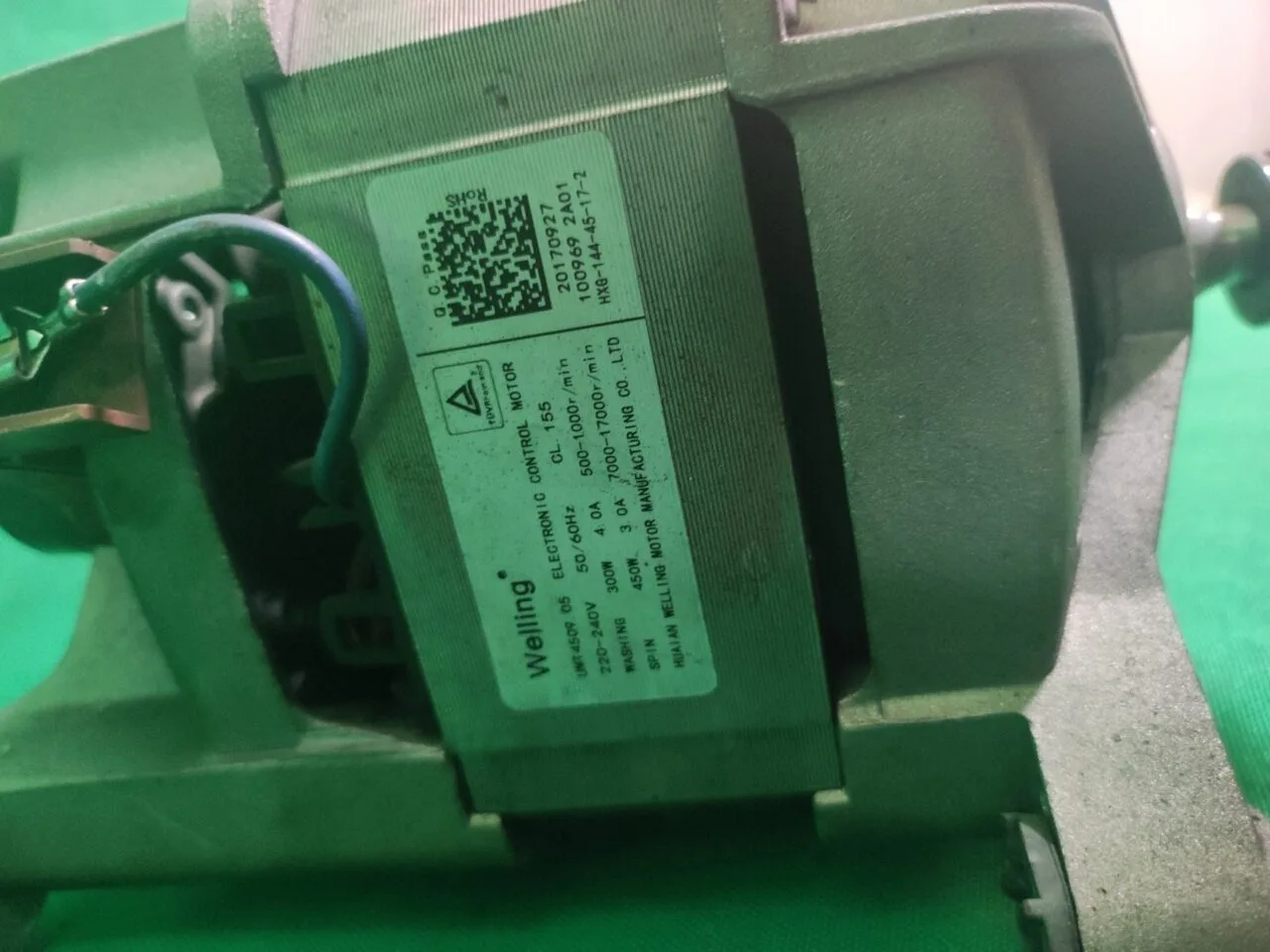Двигатель Hansa Welling UMT 4509.05 -9 контактов