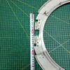 Обрамление внешнее Ariston Indesit 250006731 серебро 44см