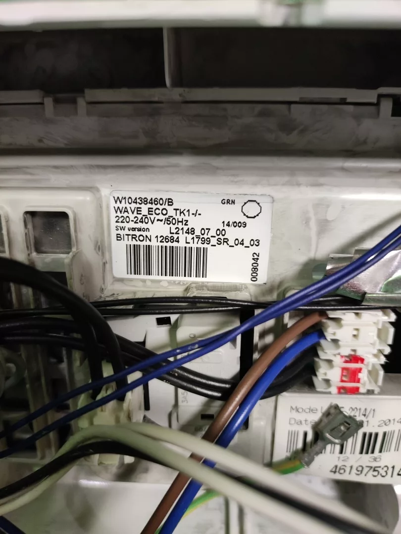 Модуль управления Whirlpool AWE 2214/1 для вертикал. стиральной машины