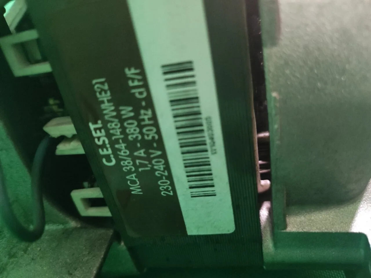 Двигатель Whirlpool Ceset MCA38/64-148/WHE21 -6 контактов