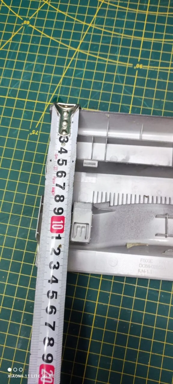 Панель порошкоприемника Samsung DC64-02858A сер