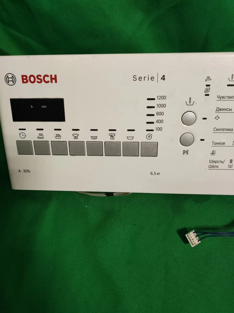 Модуль управления Bosch WOT24255OE/01 для стиральной машины с вертикальной загрузкой