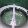 Люк Haier H7620806 серебро с дефектом (потертости обрамления)