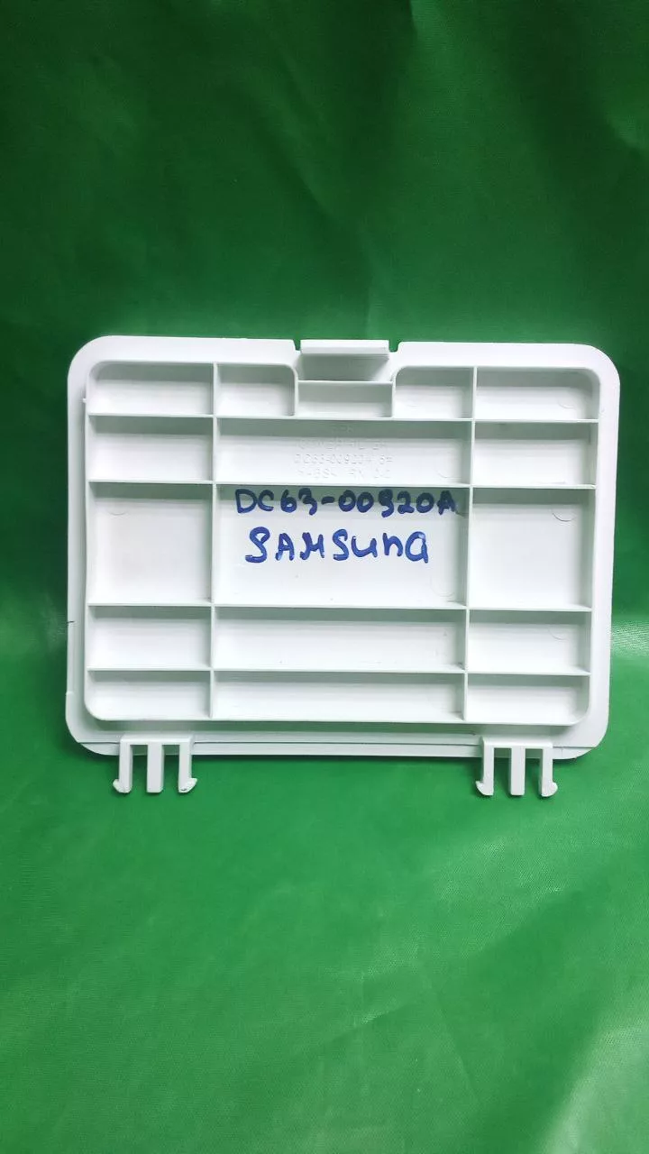 Панель сливного фильтра Samsung DC63-00920A тем. серая