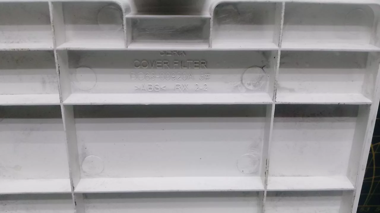 Панель сливного фильтра Samsung DC63-00920A ,белая