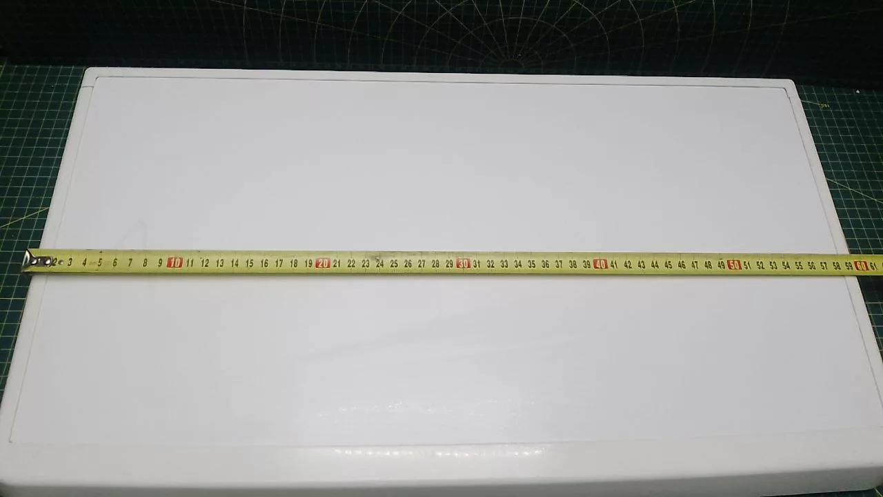Верхняя панель корпуса Samsung DC63-01532A (белая) к стиральной машине