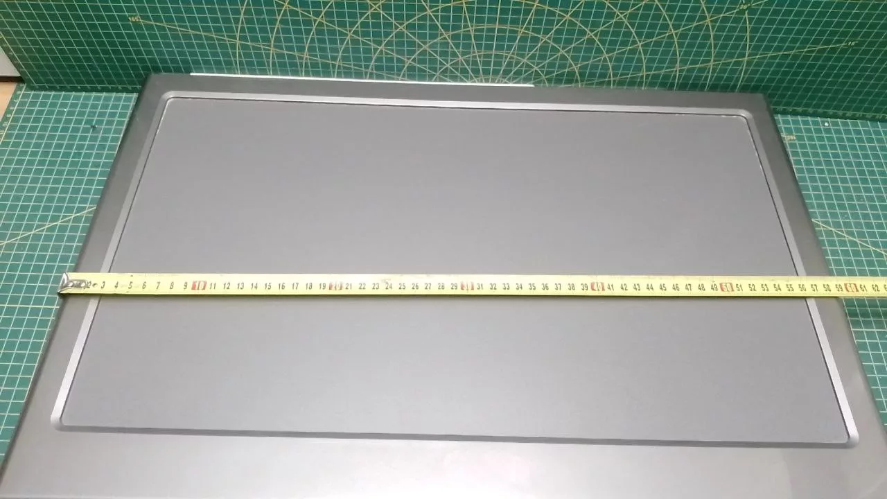 Верхняя панель корпуса Samsung DC63-01532A (серебро) к стиральной машине