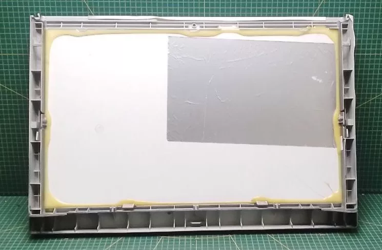 Верхняя панель корпуса Samsung DC63-01532A (серебро) к стиральной машине