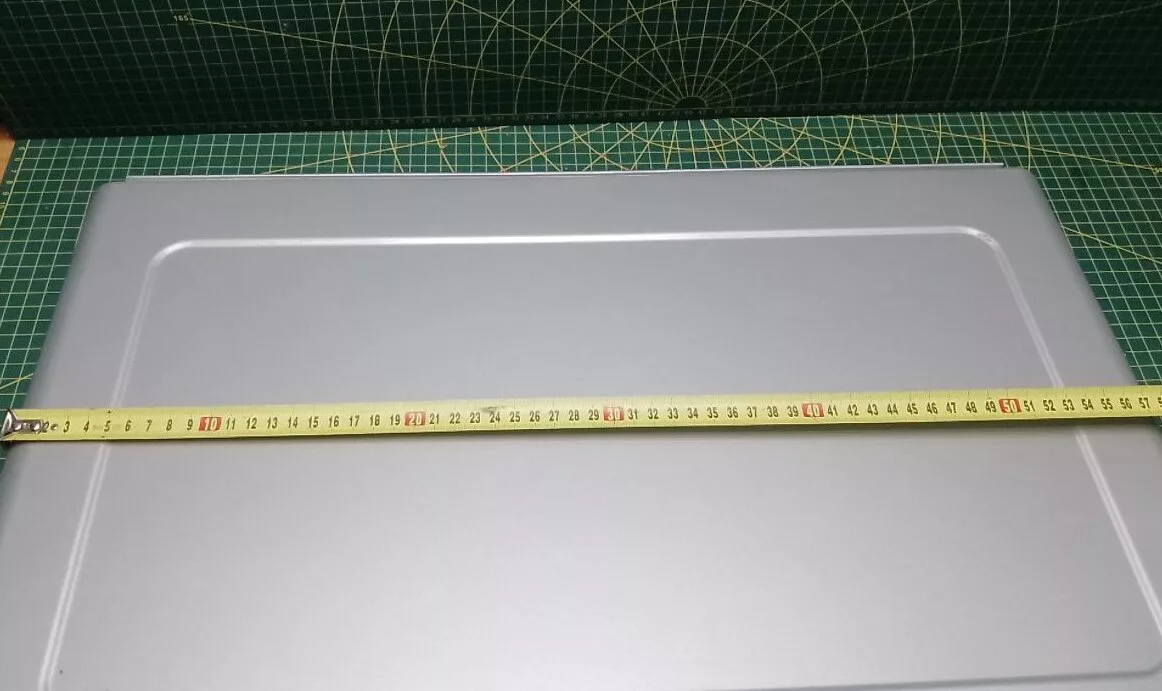 Верхняя панель корпуса Samsung DC63-00817A (серебро) к стиральной машине
