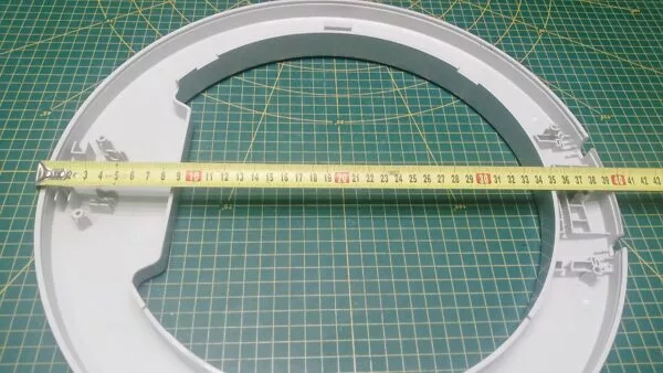 Обрамление внешнее Samsung DC63-00748A (серебро) к стиральной машине