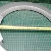 Обрамление внешнее Ariston, Indesit 250006694-2 47cм (серебро)