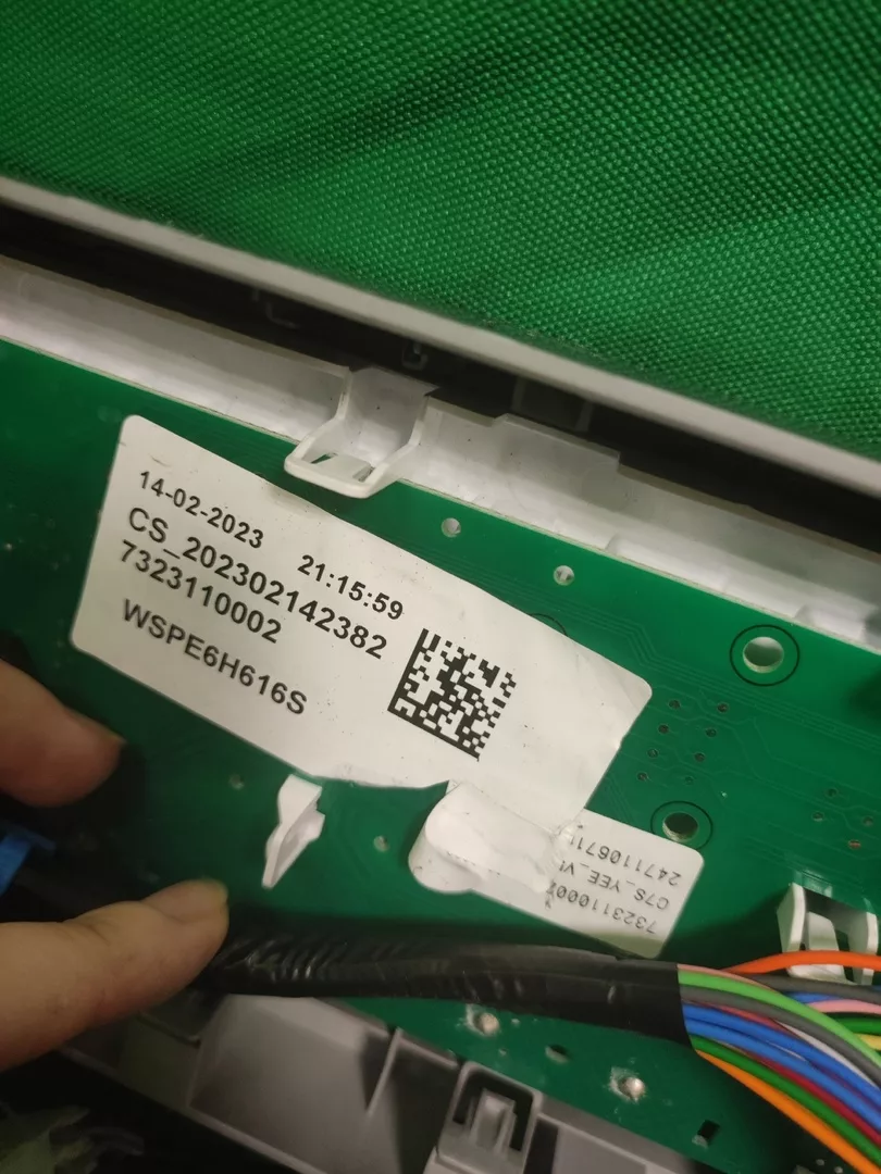 Модуль управления Beko WSPE6H616S серебро