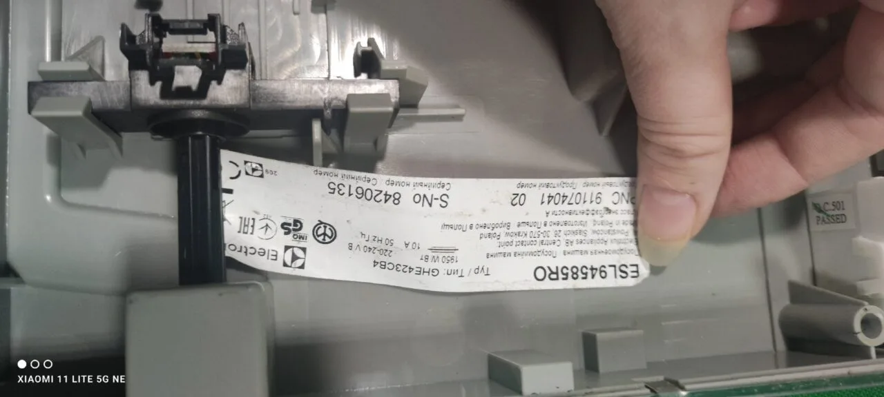 Панель с модулем Electrolux ESL94585RO для пмм
