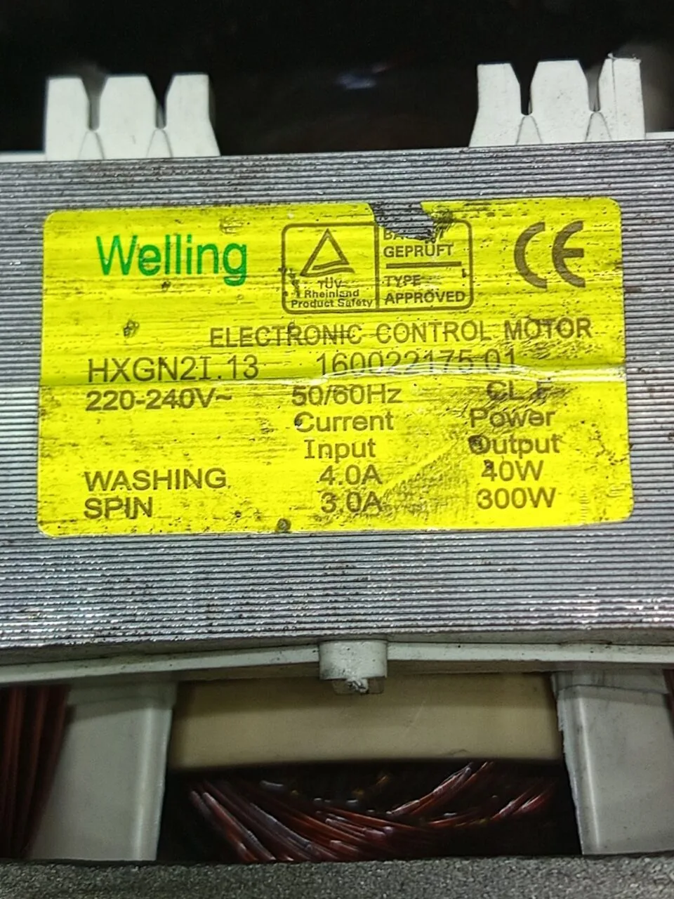 Двигатель Indesit Welling 160022175.01-6контактов