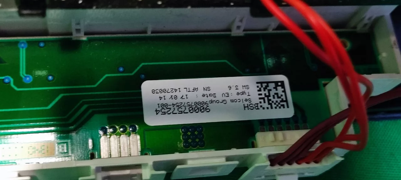 Панель управления Bosch SERIE 2.SMV25FX01R для посудомоечной машины
