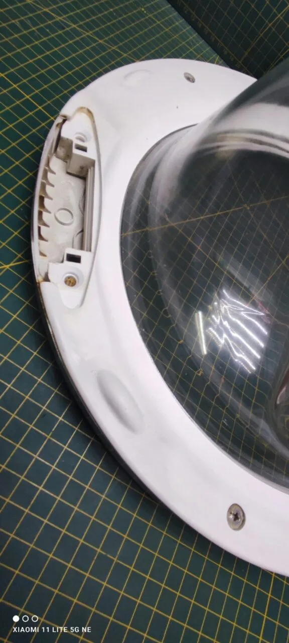 Люк Electrolux 1327418 сер с двойным стеклом