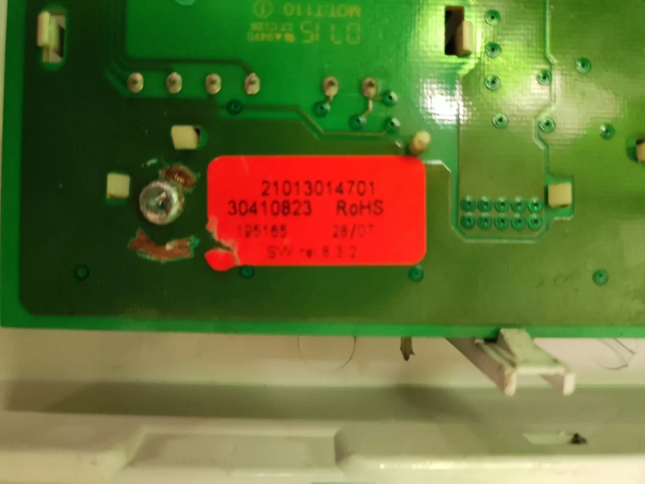 Панель для стиральной машины Indesit WIE 107
