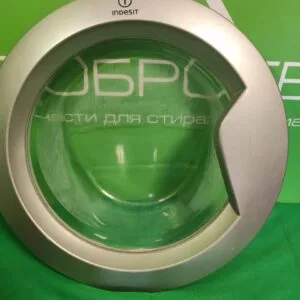Люк в сборе Indesit C00270556 серебряный глубокое стекло Люк в сборе Indesit C00270556 серебряный глубокое стекло