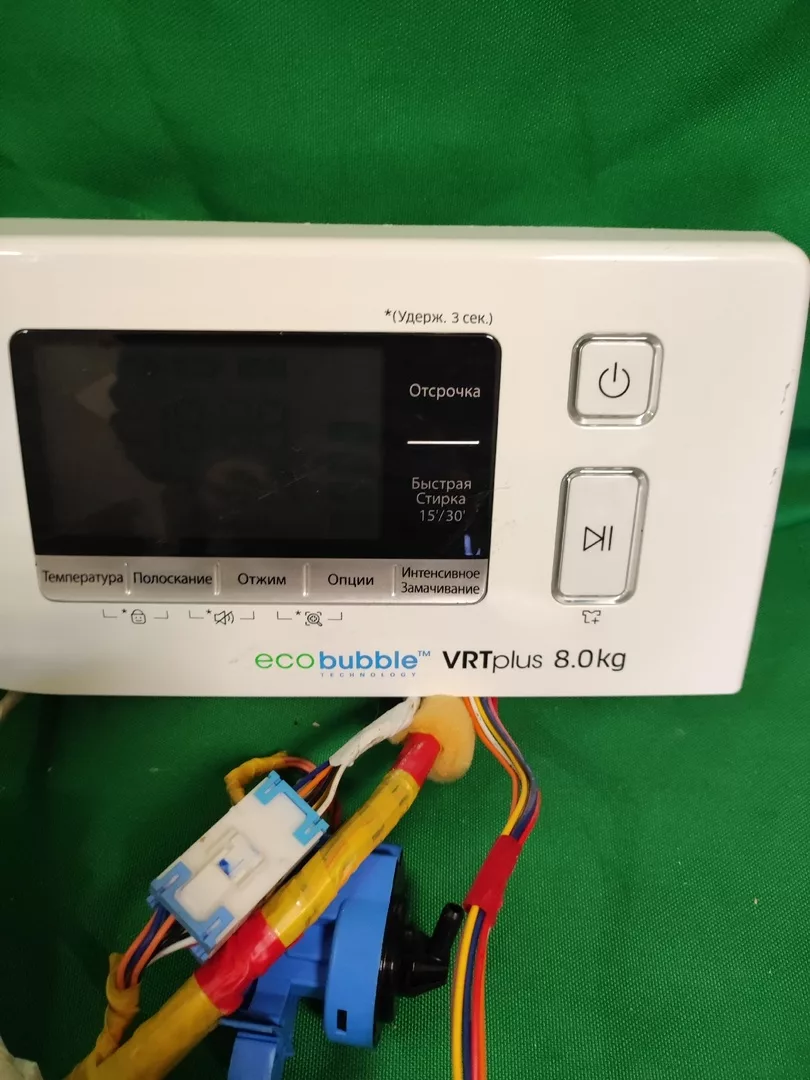 Модуль управления для стиральной машины Samsung WW80K6210RW(под люк дозагрузки)