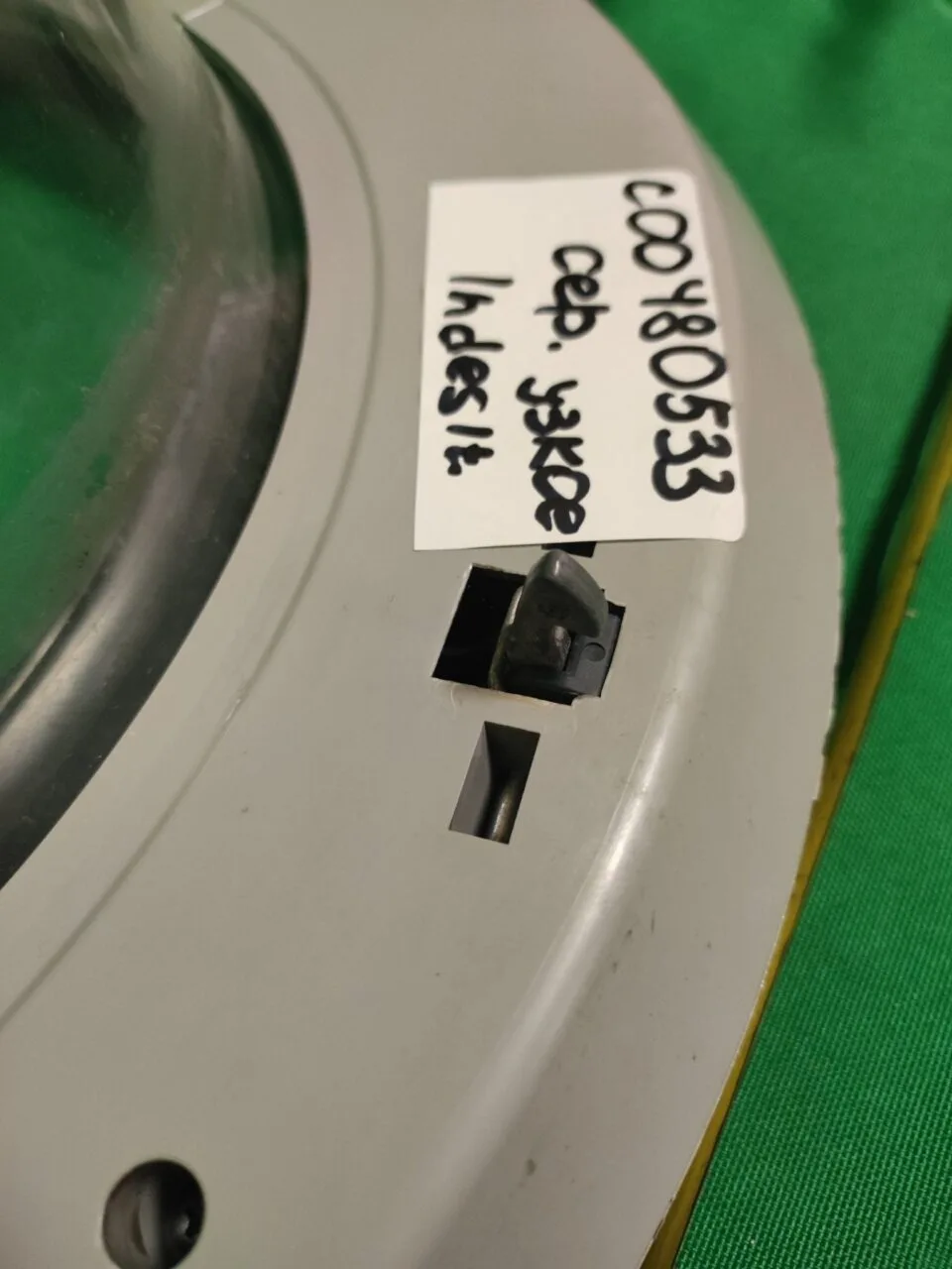 Люк Indesit C00480533 Серый 46см.Узкое стекло 7см